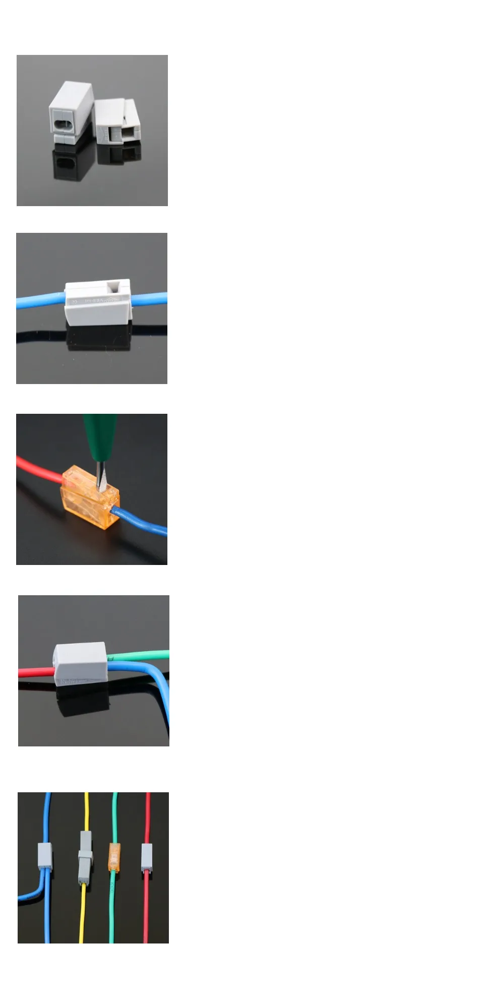 Быстрый соединитель проводов terminales пружинный кабель conector клеммный кабель eletrico Соединительный Терминатор блок Соединительный кабель faston 1 pin