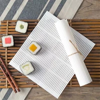 japanese sushi curtain laver rice ball non stick bamboo curtain cooking roll household plastic mold proof sushi tool 1pcs