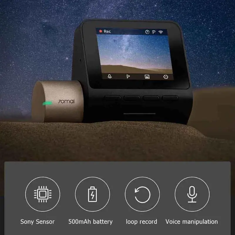 2019 новая 70mai Dash Cam облегченная версия для pro gps модуль 24H монитор парковки 130FOV