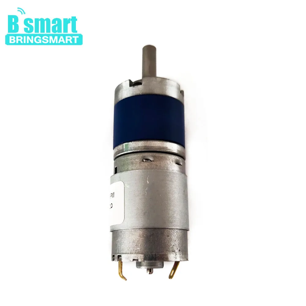 Bringsmart DC мотор редуктор 24 в 320 об/мин мини планетарный с обратным высоким крутящим