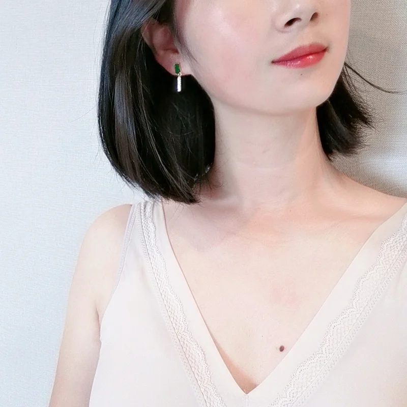 Винтажные элегантные свадебные украшения серьги с пресноводным жемчугом 2019