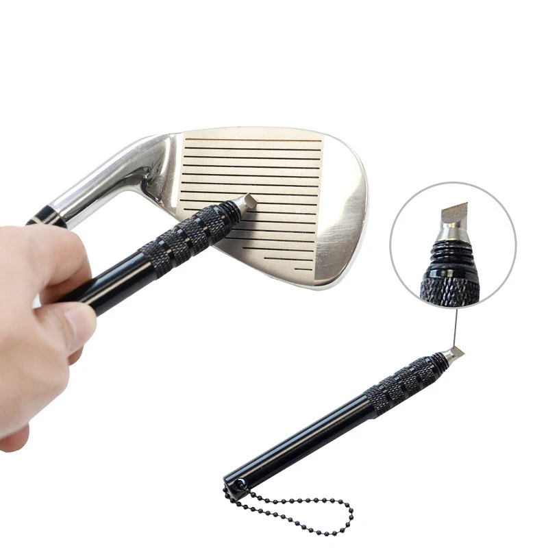 1 Pcs Golf Wedge Iron Groove Sharpener Club Cleaner Cleaning Tool Training Aids Cutter New | Спорт и развлечения