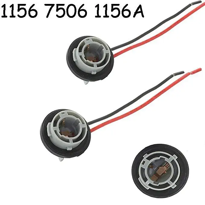 

1156 BA15S Sockets Adapter Harness Wiring For Brake/Stop/Turn Signal/Tail Light