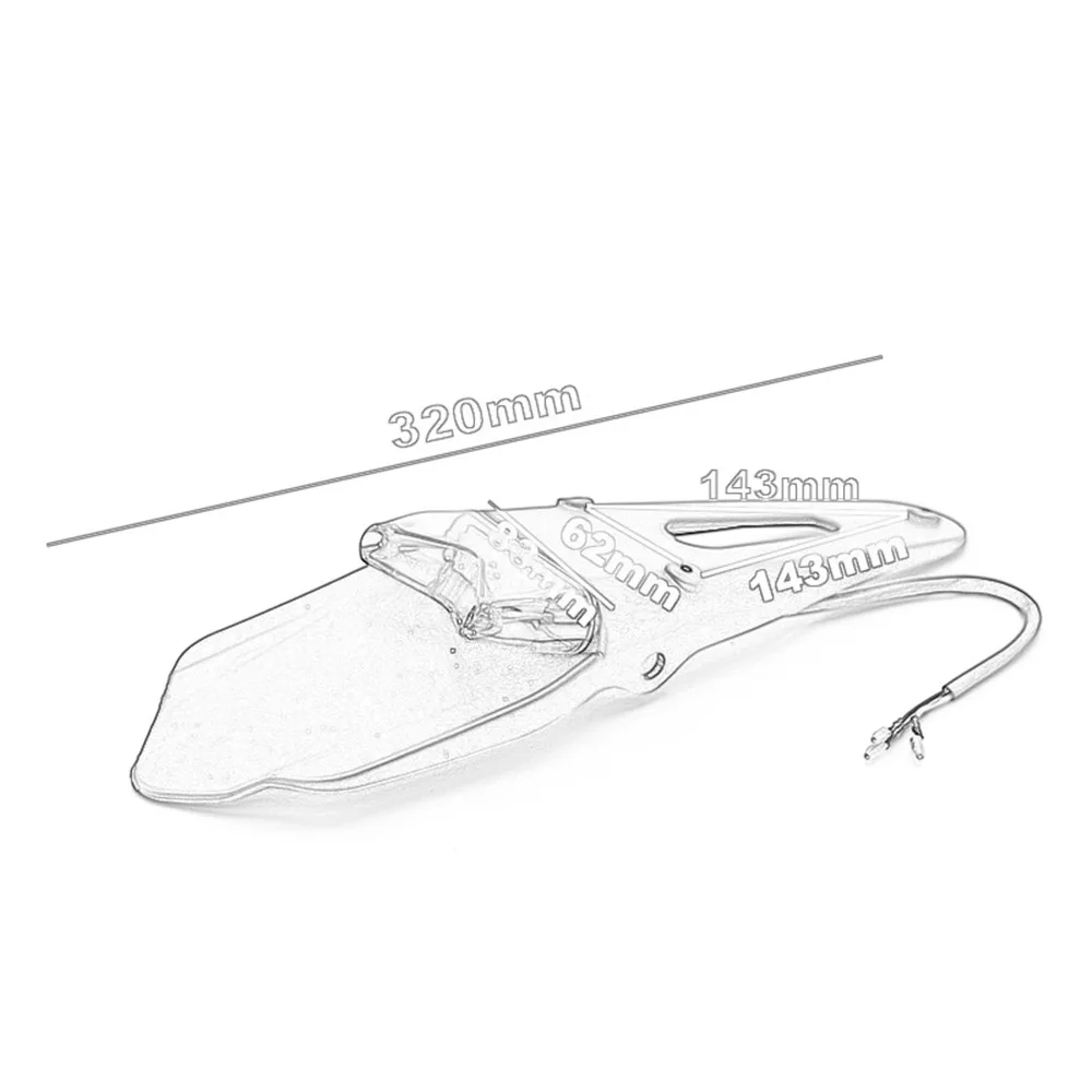 Мотоцикл светодиодный фонарь светильник заднее крыло стоп Enduro тормозной MX Trail