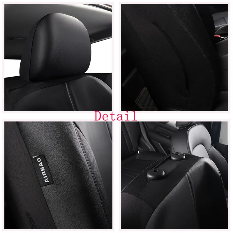 Front Car Seat Cover Protection for Nissan Juke Leaf Note Patrol Y61 Qashqai J10 J11 Tiida X Trail T32 2018 2019 2020 | Автомобили и