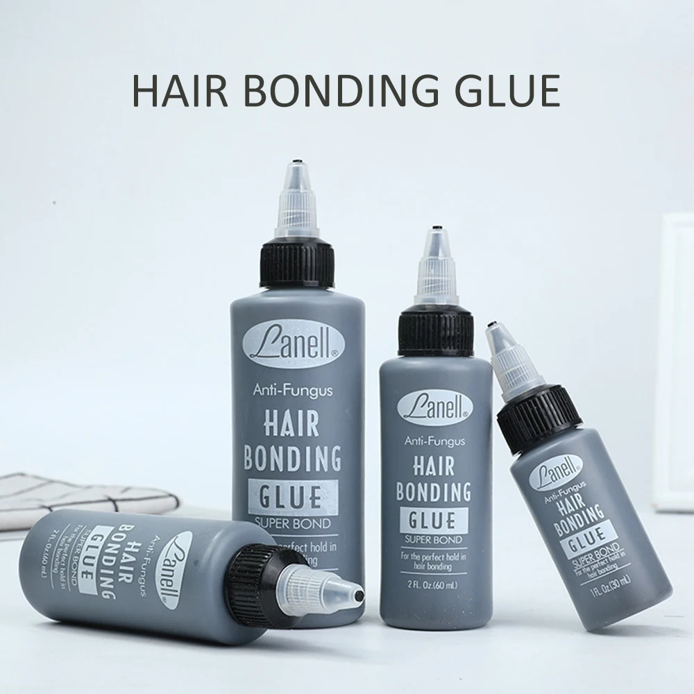 2FL.Oz / 60ml Hair Bonding Glue Waterproof Anti Fungus Hair bonding glue the perfect hold in hair bonding Lace Front Wig Glue