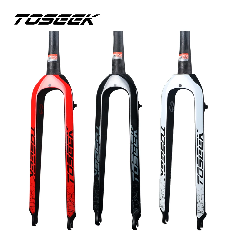 

TOSEEK Suspension Bike 29 Bicycle Fork 29 Tapered Bike Hard Fork 520g Carbon Framework Mtb 29 Front Fork For Bicycle