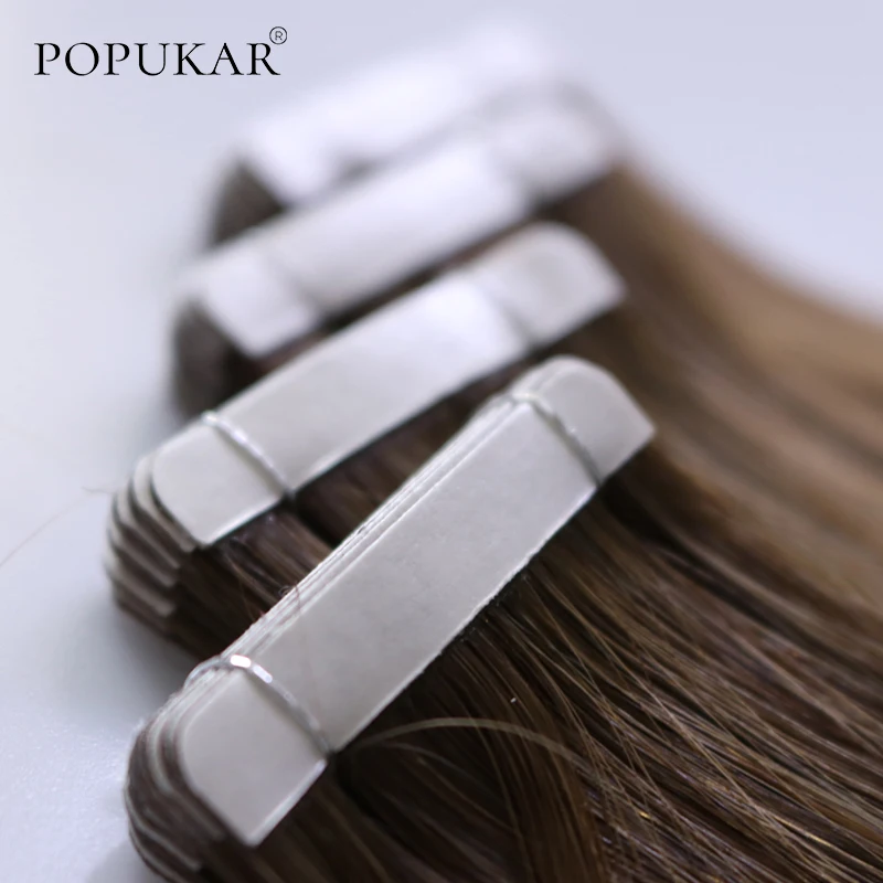 Популярные русские пряди для наращивания волос remy 45 различных цветов 12 26