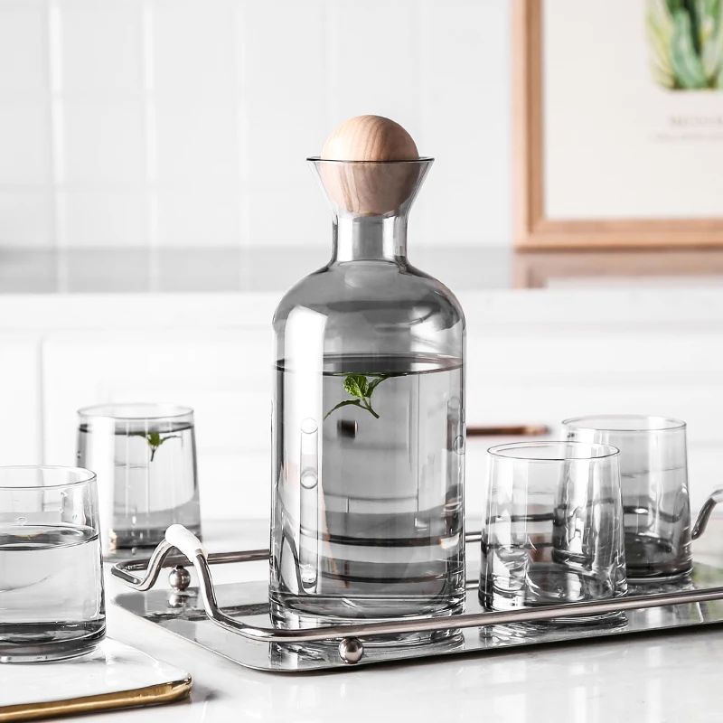 Многоразовая бутылка для воды с заварочным устройством набор из матового стекла