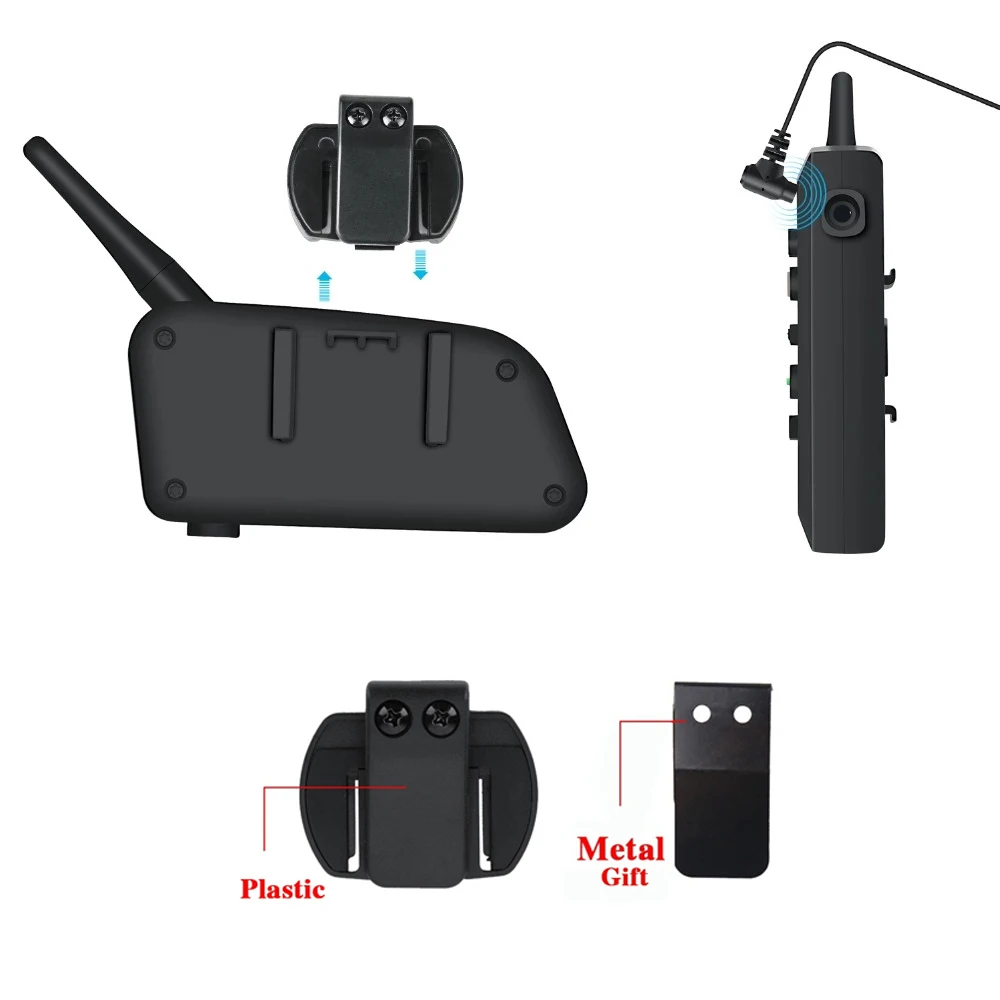 Bluetooth-гарнитура Vnetphone V6 для мотоциклетного шлема 1200 м | Автомобили и мотоциклы