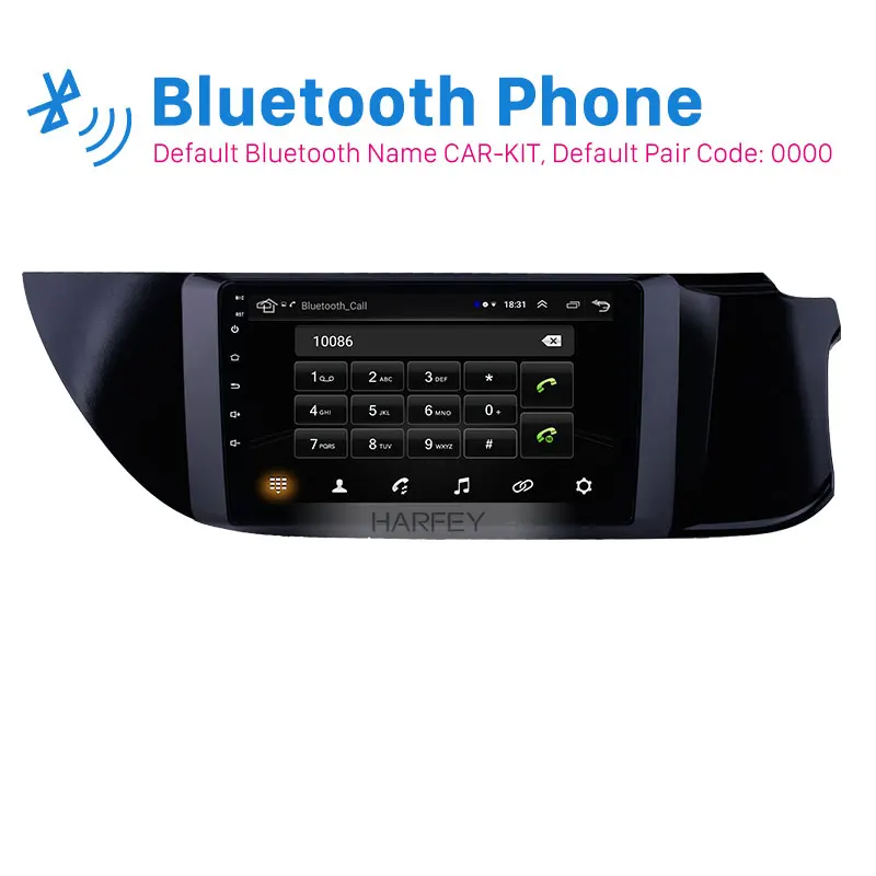 Harfey 9 дюймов Автомобильный GPS Радио HD сенсорный экран Android 8 1 для Suzuki Alto K10 2015-2018 с