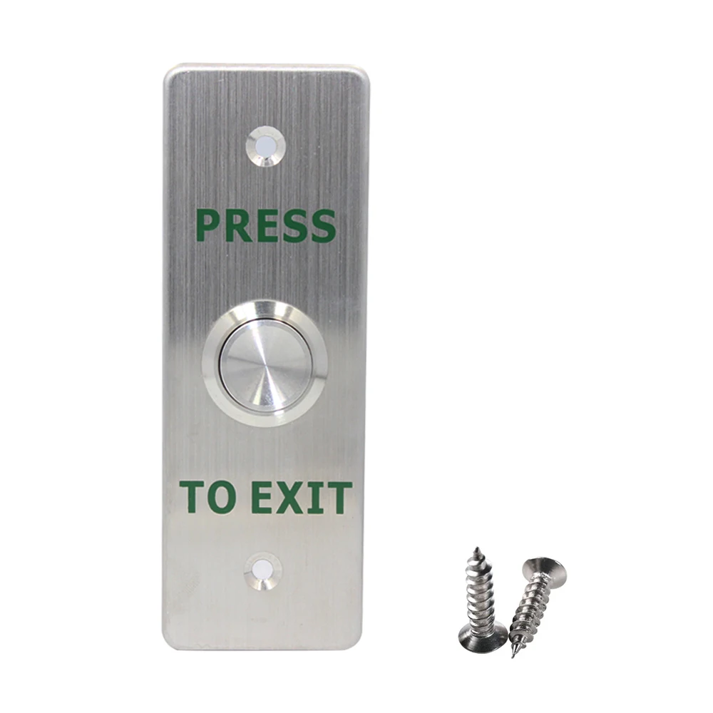 86*86mm IP65 Waterproof switch Door Exit Button Release Push Switch Stainless St