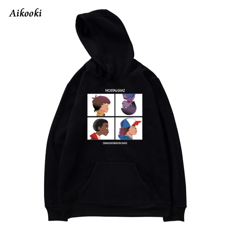 

All-match Cotton Hoodies TV Stranger Things Hoodies men/women Popular Sweatshirts Hoody Stranger Things Sweatshirts Men's