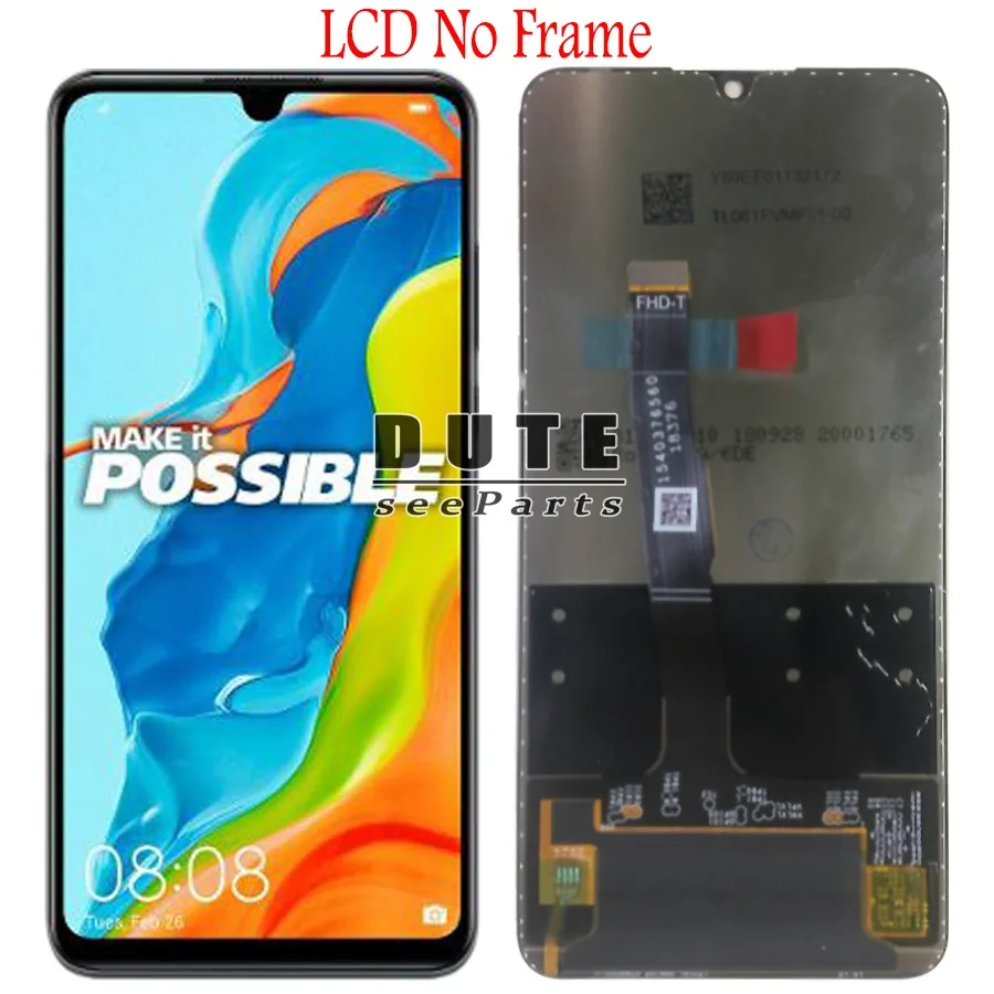 Оригинальный ЖК дисплей 2312*1080 AAA с рамкой для HUAWEI P30 Lite экран Nova 4e MAR LX1 LX2 AL01|Экраны