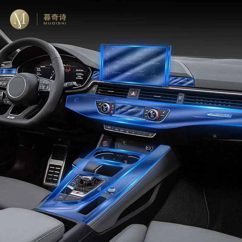 

For Audi A5 S5 F53 F5F 2021car Interior Center console Invisible suit TPU protective film Anti-scratch Accessories Refit LHD RHD
