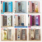 Многослойная Съемная стойка для обуви из нетканого материала, пылезащитный шкаф для обуви, домашний стоячий держатель, органайзер для обуви, компактная Стойка