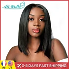 Ali Grace прямые парики 13x4 Боб Синтетические волосы на кружеве парики из натуральных волос Короткие парик Синтетические волосы на кружеве парики из натуральных волос на кружевной Волосы Remy