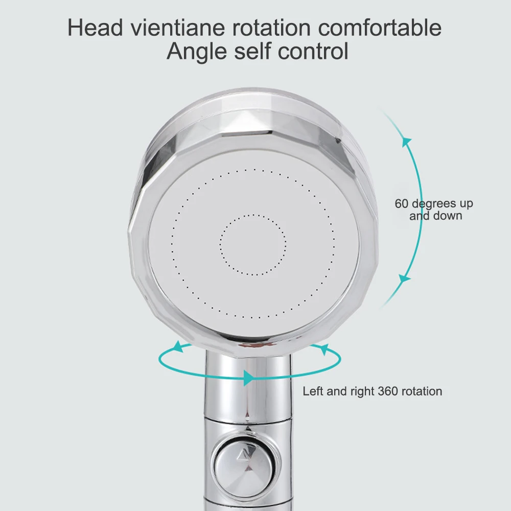 Насадка-распылитель с сильным давлением водосберегающая вращающаяся на 360