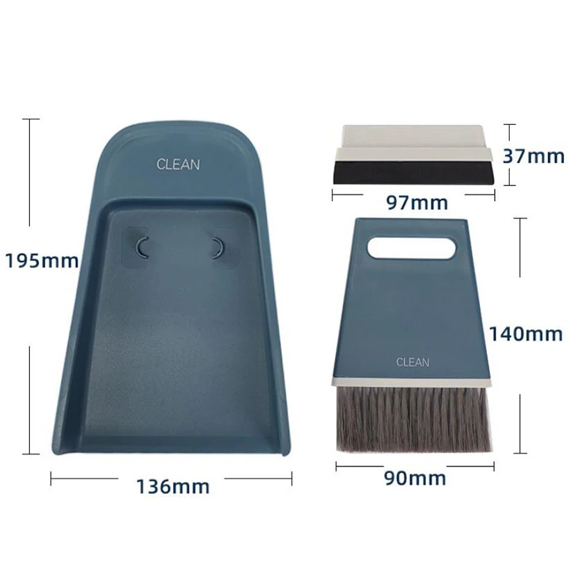 

2 Pack Coffee Grinder Powder Cleaning Brush Coffee Machine Brush Mini Bar Counter Brush Combination of Broom and Dustpan
