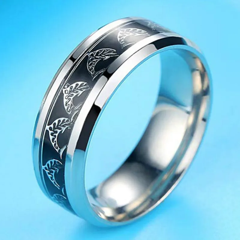 Дельфин голубой циркон личность простое кольцо для мужчин и женщин шоу личности