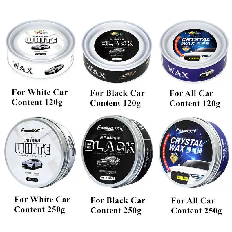 

120g / 250g Car Wax Crystal Plating Set Hard Glossy Wax Layer Covering Paint Surface Coating Formula Waterproof Film Car Polish