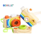 Детский Деревянный калейдоскоп с камерой, модные игрушки для фотосъемки Монтессори, подвесные игрушки, предметы, мебель для детей, сделай сам, детский подарок