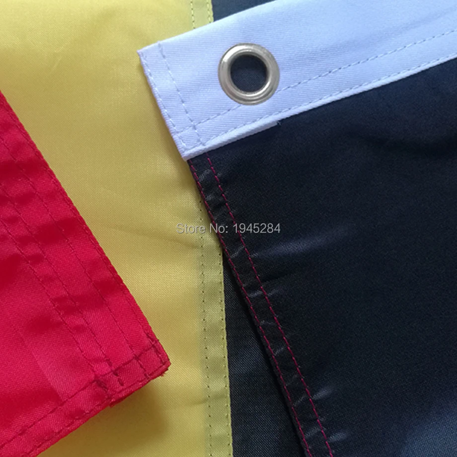 Вышитый вшитый флаг Бельгии страны мира баннер из ткани Оксфорд нейлон 3x5 футов