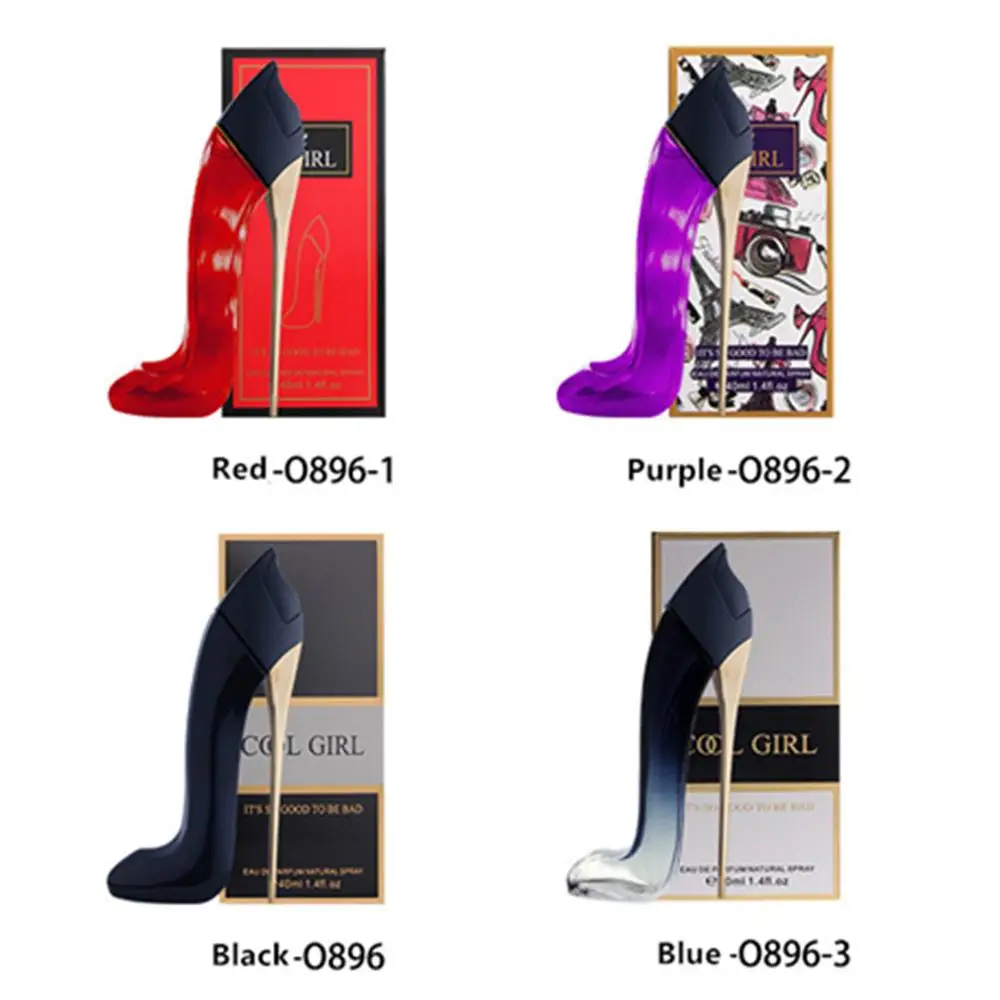 1 шт. Брендовые женские духи для девушек на высоком каблуке стеклянная бутылка 40