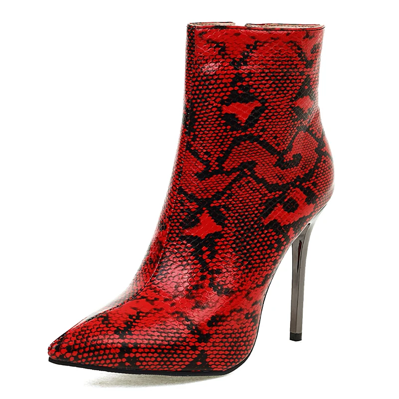 

Пикантные короткие сапоги в европейском и американском стиле, женские сапоги на тонком высоком каблуке с острым носком, плюшевые сапоги, же...