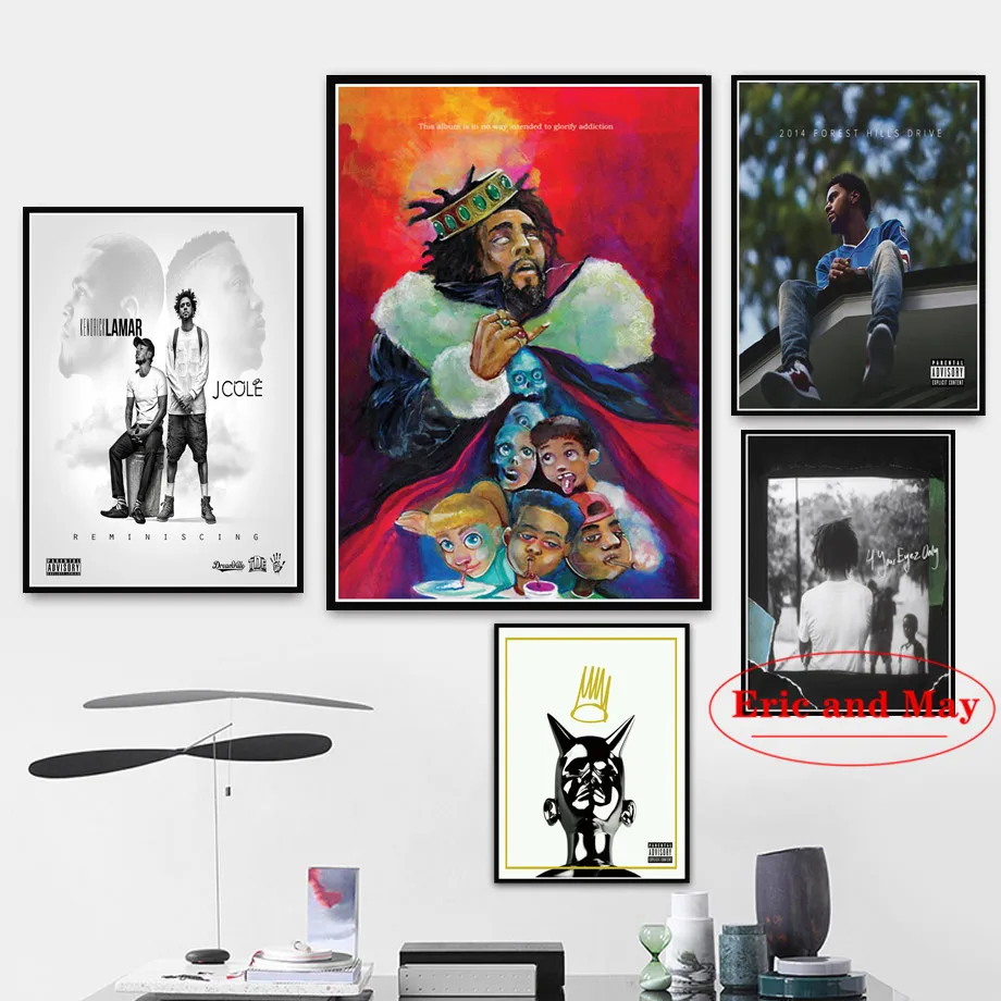 

Posters And Prints J Cole K O D Forest Eyez Rapper Hip Hop Music Canvas Painting Wall Art Picture Vintage Poster Home Decorative