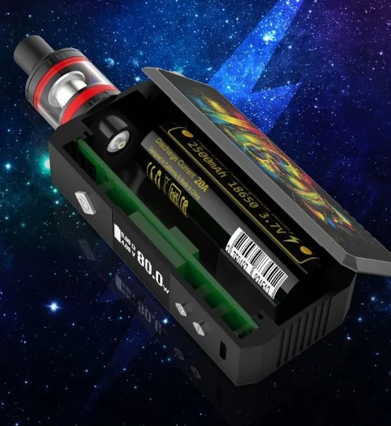 JOUYOU 100 Вт коробка мод комплект Жидкостная электронная сигарета led испаритель 2 мл