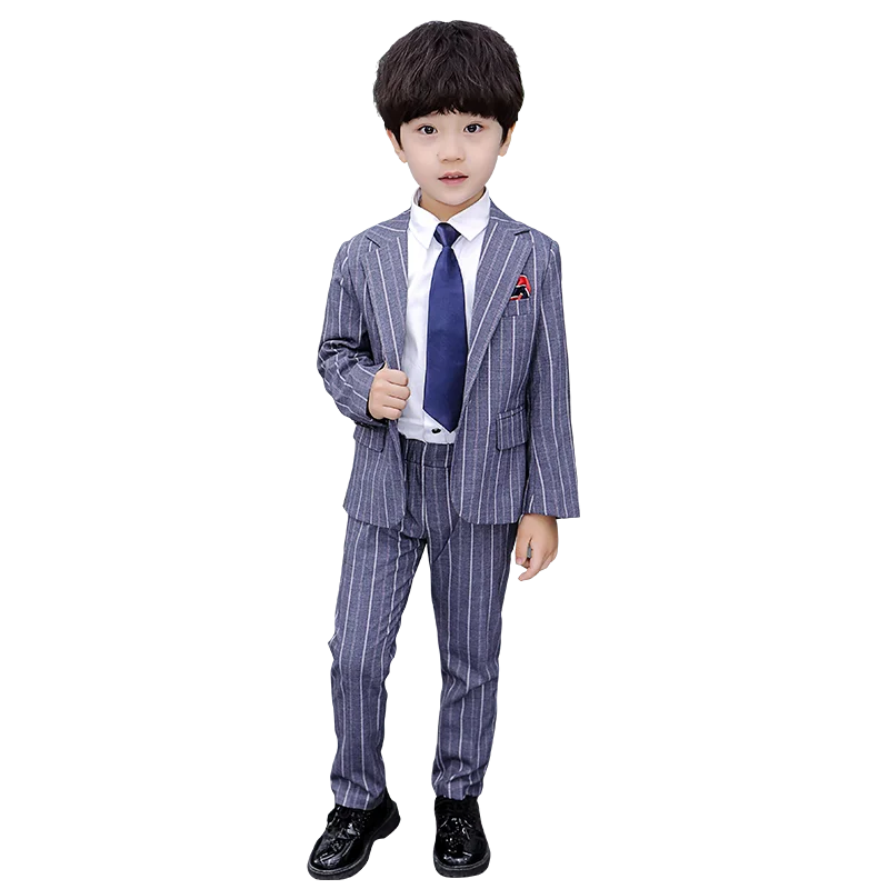 Комплект из 2 предметов для мальчиков в полоску белый и черный цвета