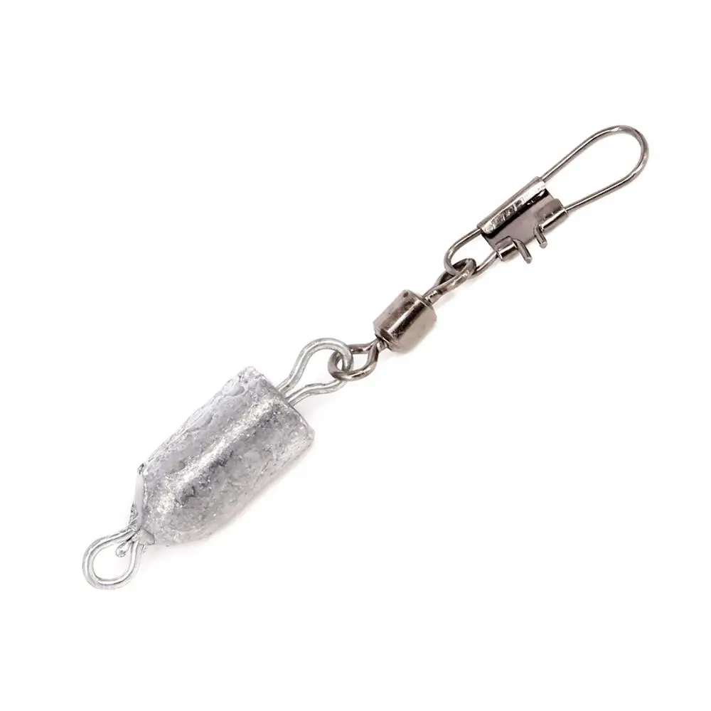 Fishing Tackle Accessories Lead Down Sinker with Connector String Weight Double Ring Bullect Shape 10-25g | Спорт и развлечения
