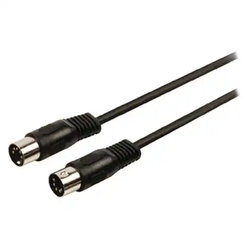 Кабель аудио estereo DIN 5 pines macho 3 M Negro| |