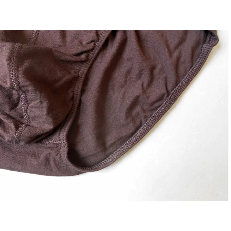 5 Pieces Cotton Briefs Man Underwear Mens Sexy Panties Shorts Soft Breathable Underpants 7XL Size Solid Color Black Blue Grey