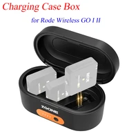 zgcine zg r30 charging case box for rode wireless go i ii mic with 3400mah built in battery portable fast charging power bank