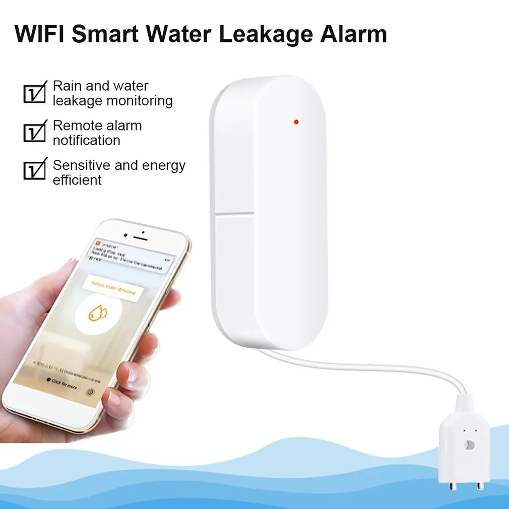 

Умный детектор влажности с Wi-Fi и сигнализацией утечки воды