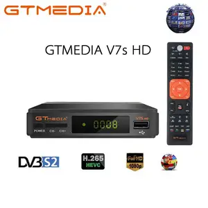 Gtmedia DVB-S2 V7S HD телеприставка спутниковый декодер 1080P DVB-S2 GT HD H.265 ТВ-приставка с питанием от пульта дистанционного управления V7