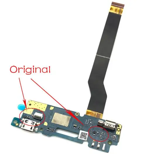 Copy No IC Новинка для Asus Zenfone 3 MAX ZC520TL Micro usb зарядка док-станция порт зарядное устройство разъем гибкий кабель плата - Цвет: Copy No IC