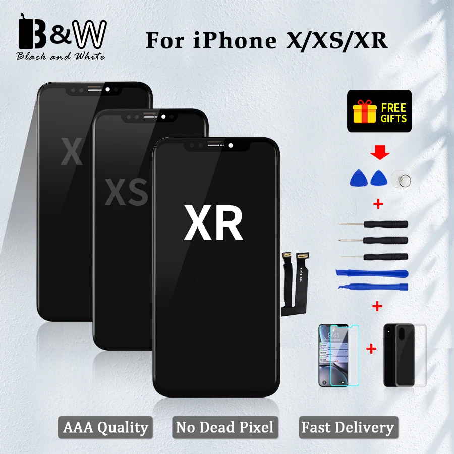 Сменный ЖК экран OLED для iPhone X XR XS Max 10 шт.|Экраны мобильных телефонов| |