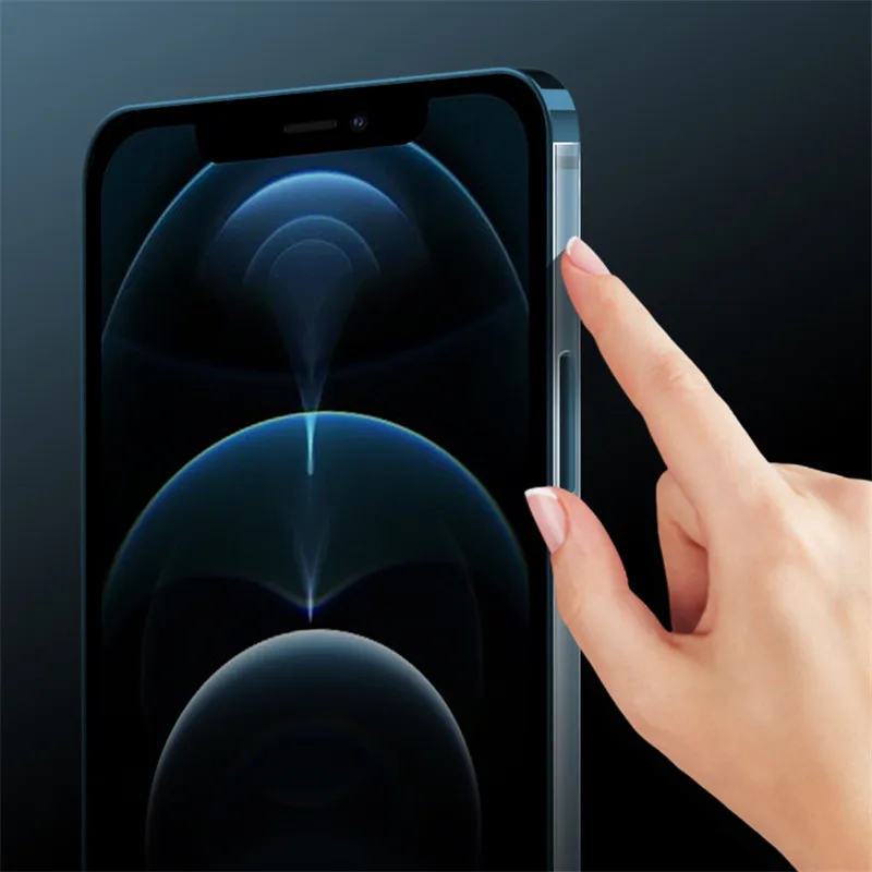 Прозрачная Гидрогелевая пленка для iPhone 12 Pro Max Border мобильный телефон защитная с