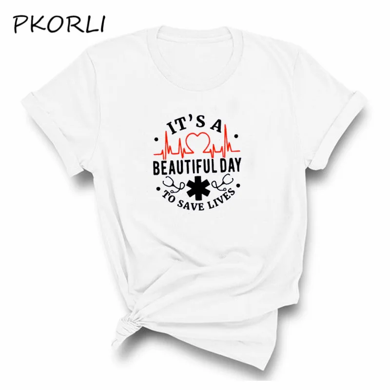 

Футболка унисекс с надписью «The Nice Day To Save Lives»
