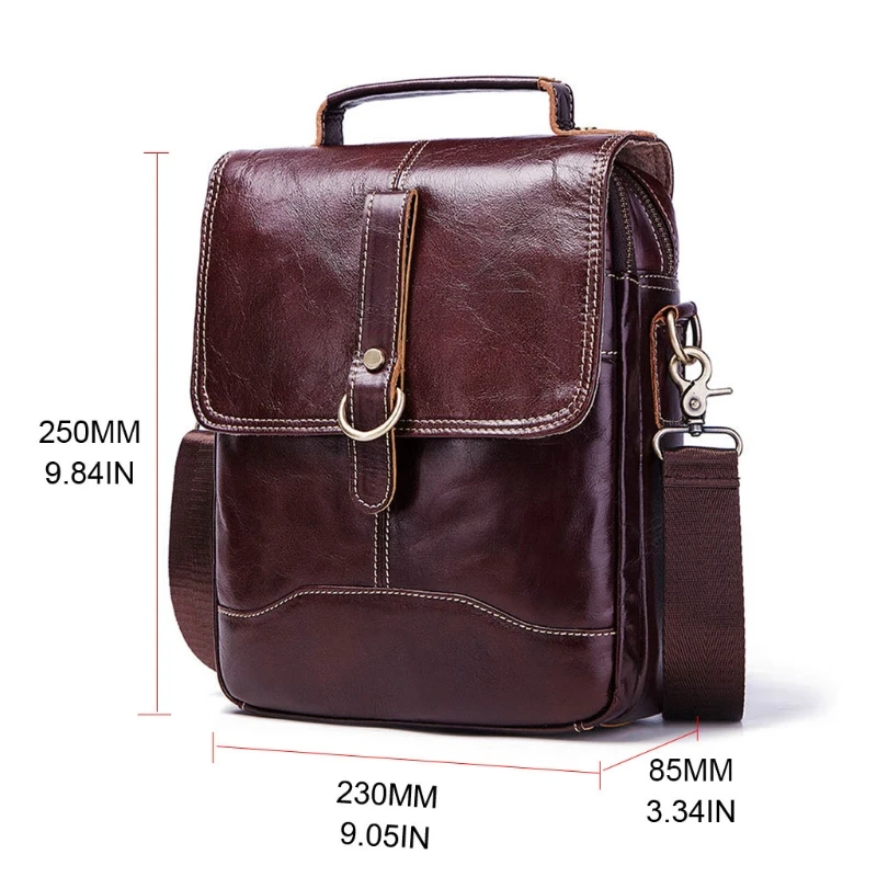 

Men PU Leather Crossbody Shoulder Bag Messenger Bags Satchel Briefcase Handbag 20CA