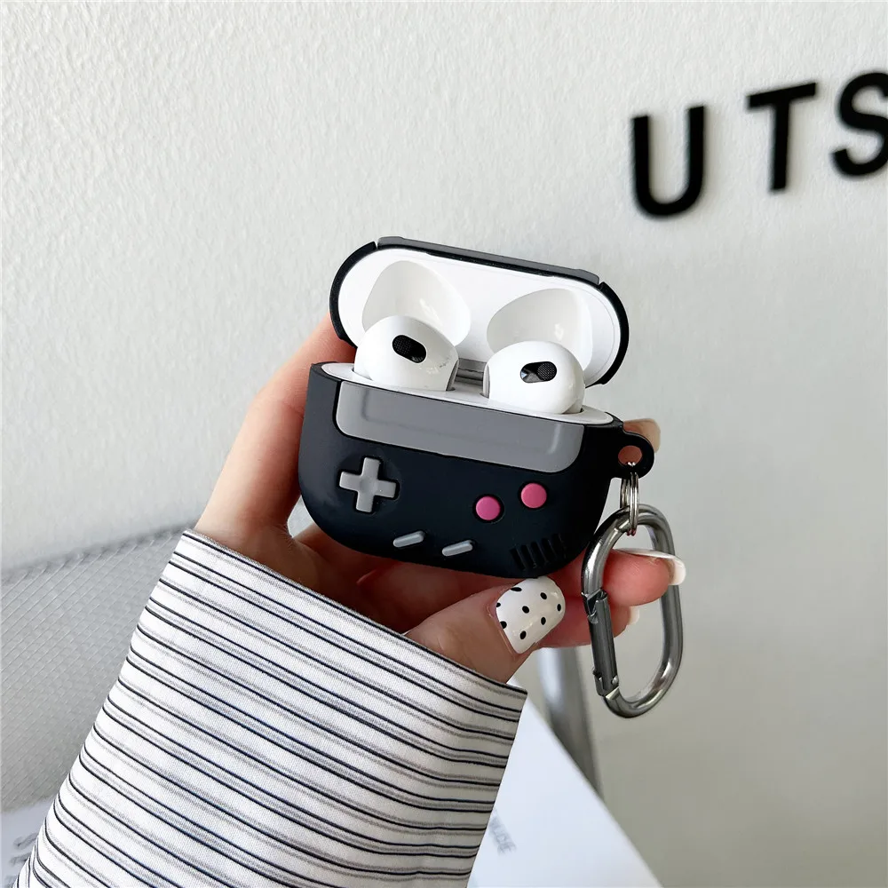 Чехол с брелоком для Airpods 3 generacion Game Player дизайнерский Мягкий силиконовый чехол