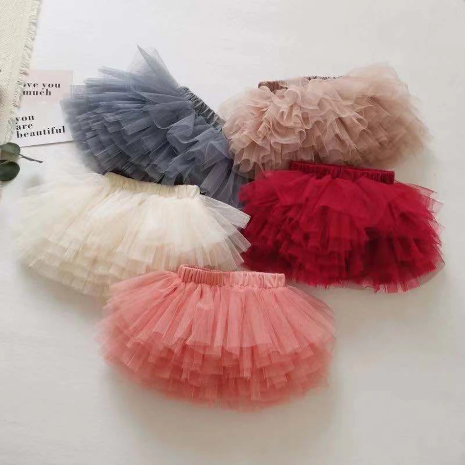 

Fashion Baby Girls Tutu Fluffy Skirt Princess Ballet Dance Tutu Mesh Skirt Kids Cake Skirt Cute Girls Clothes