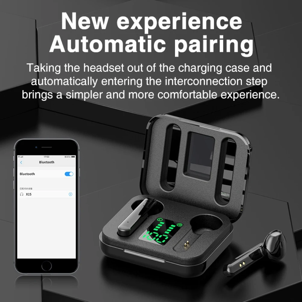 L12 TWS Bluetooth V5.0 наушники беспроводные с микрофоном спортивная водонепроницаемая