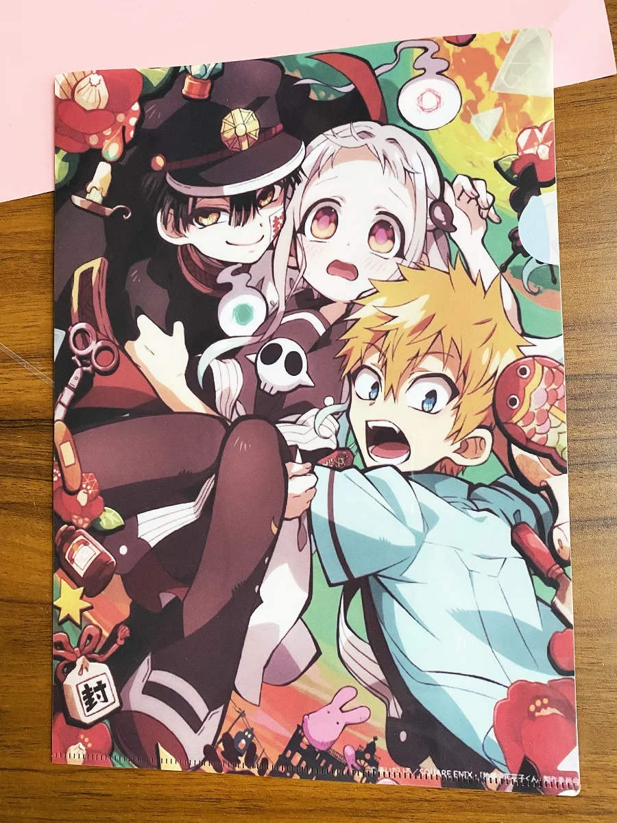 

Demon Slaye A4 Cartoon PP File Folder Binder Waterproof File Holder Filing Organizer Collection