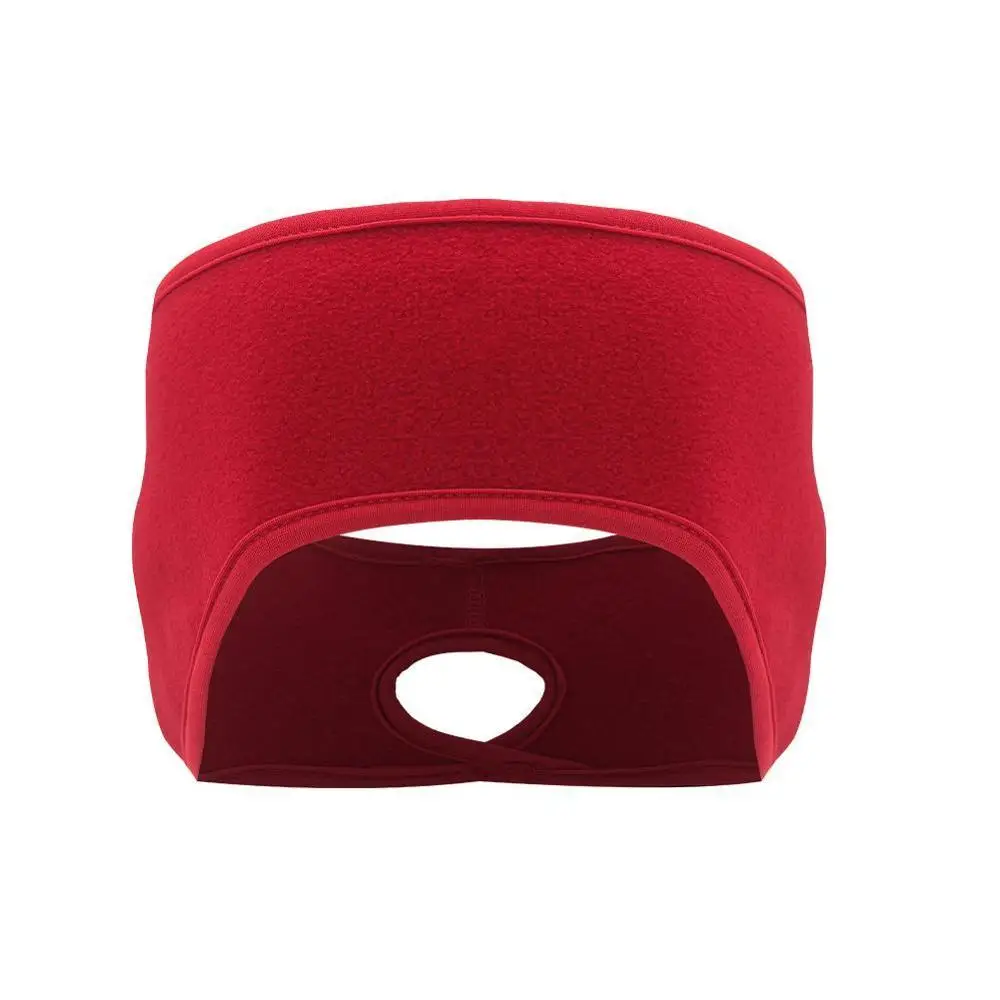 

Outdoor Fleece Ponytail Headband Yoga Running Fitness Sweatbands Women Warm Windproof Warm Sweatband Sports G6R9