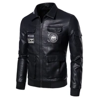 2021 new black motorcycle leather jackets trend slim korean jacket mens style autumn mens motorcycle personality jacket s 5xl