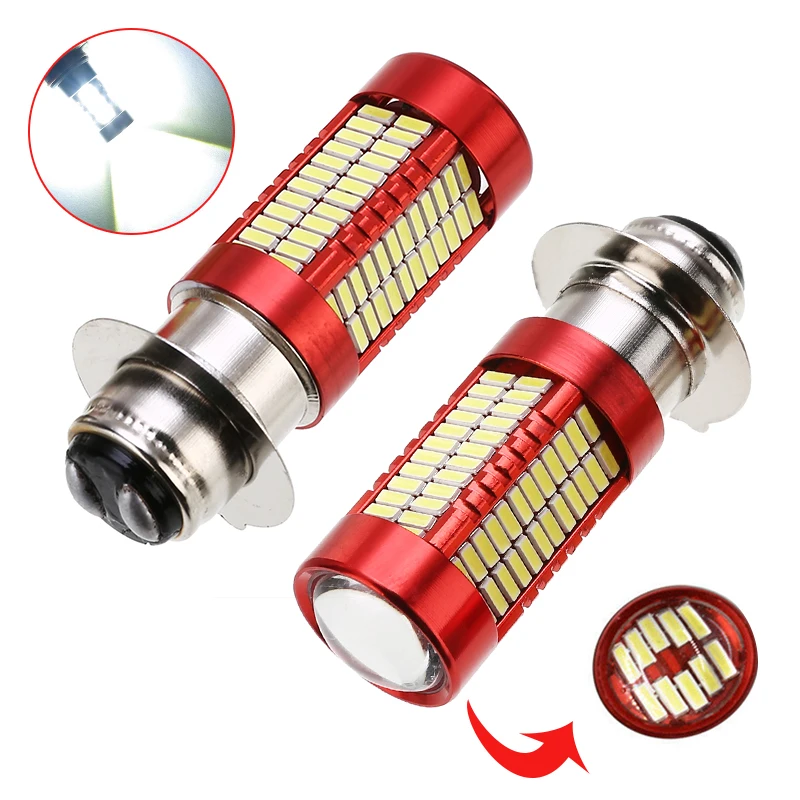 2 шт. светодиодные лампы H6M 102LED для передних фар Yamaha YFZ450R Rhino 700 Raptor YFM660 TRX |